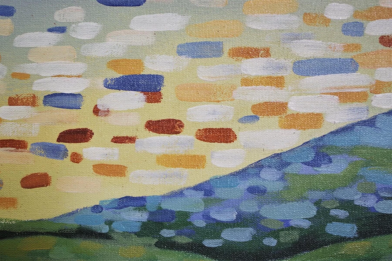 Landscape painting on canvas, 2000s 1376848