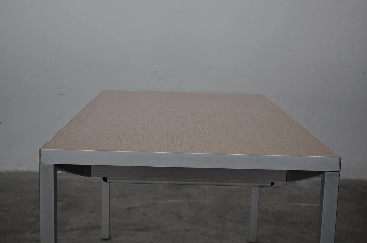 Tavolo Bagutta e 12 sedie in alluminio di Opera Design per Ycami, anni '80 1376866