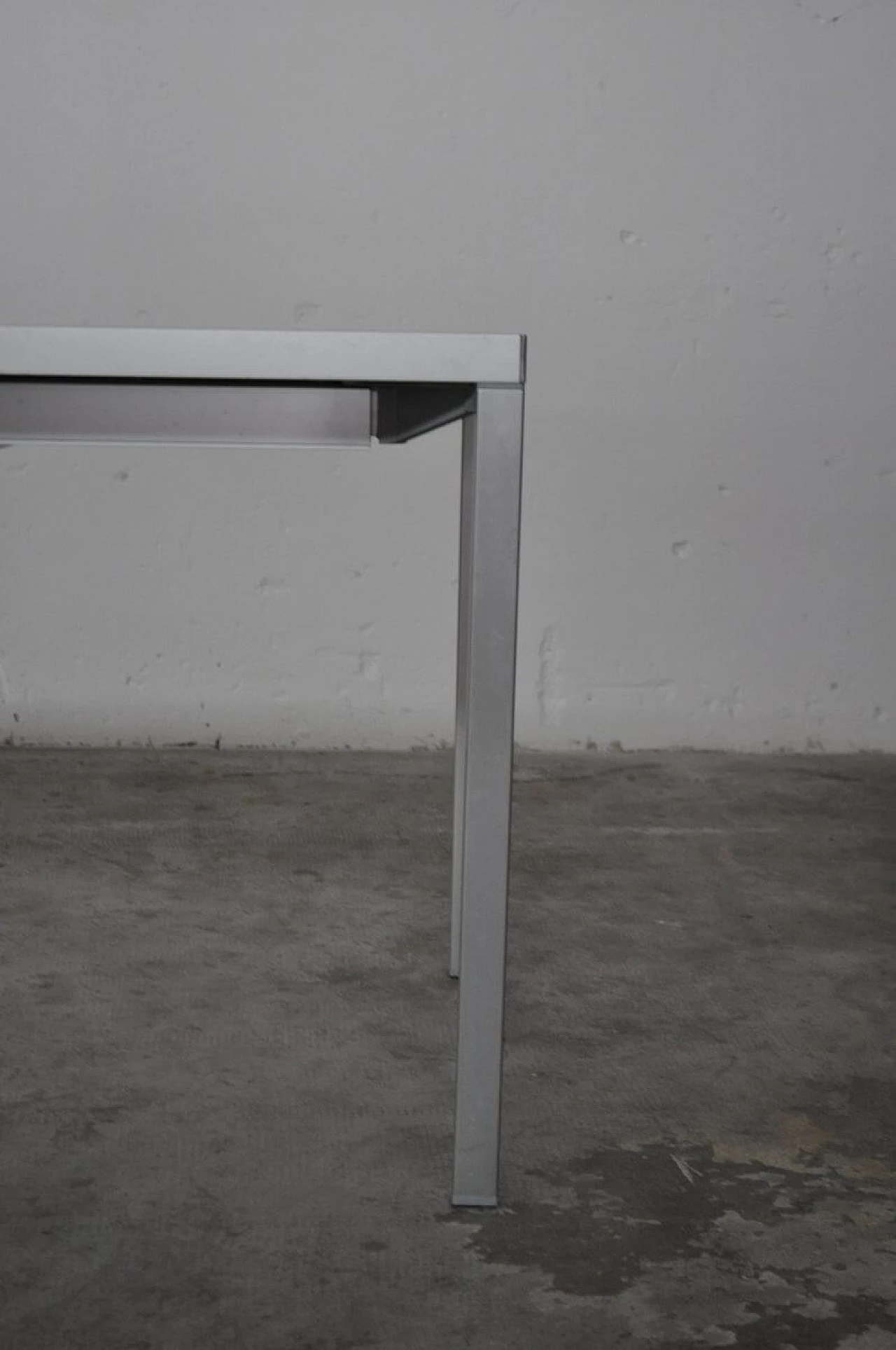 Tavolo Bagutta e 12 sedie in alluminio di Opera Design per Ycami, anni '80 1376868