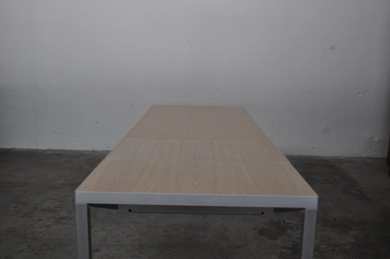 Tavolo Bagutta e 12 sedie in alluminio di Opera Design per Ycami, anni '80 1376872