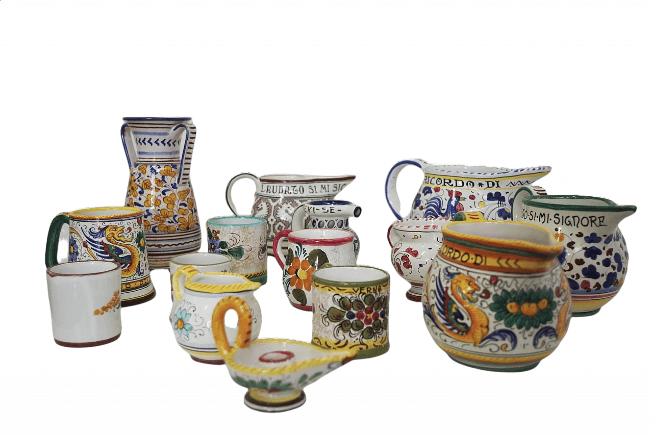 Maioliche artigianali di Deruta, anni '70 1377044