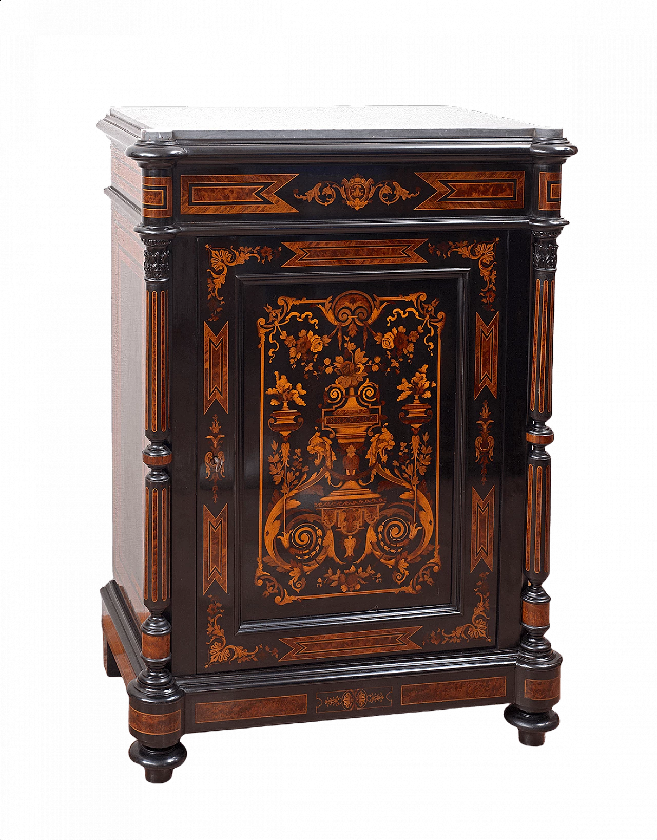 French sideboard Napoleon III in exotic precious woods, '800 1377270