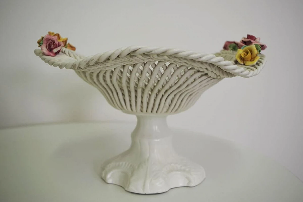 Pair of Bassano ceramic centrepiece bowls, 1960s 1377358