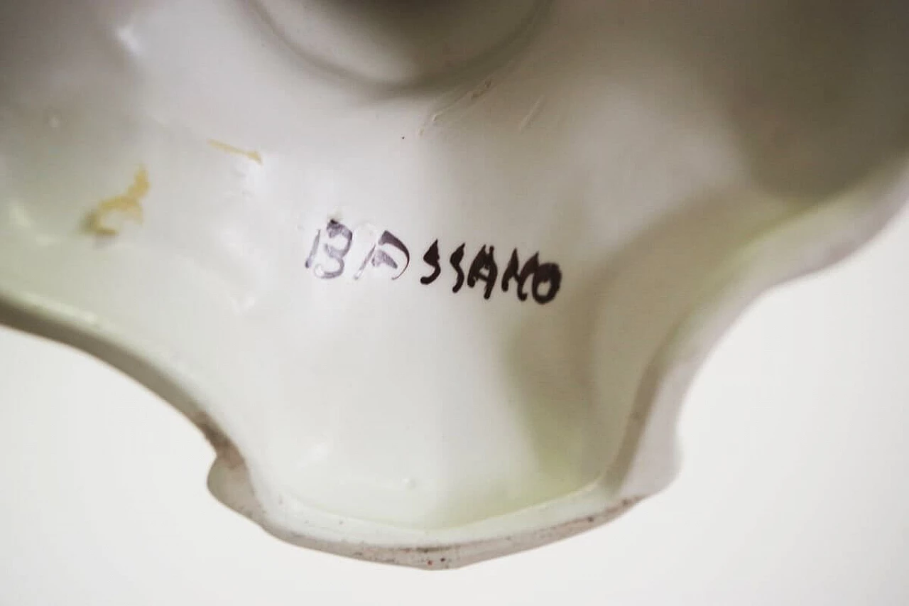 Pair of Bassano ceramic centrepiece bowls, 1960s 1377367