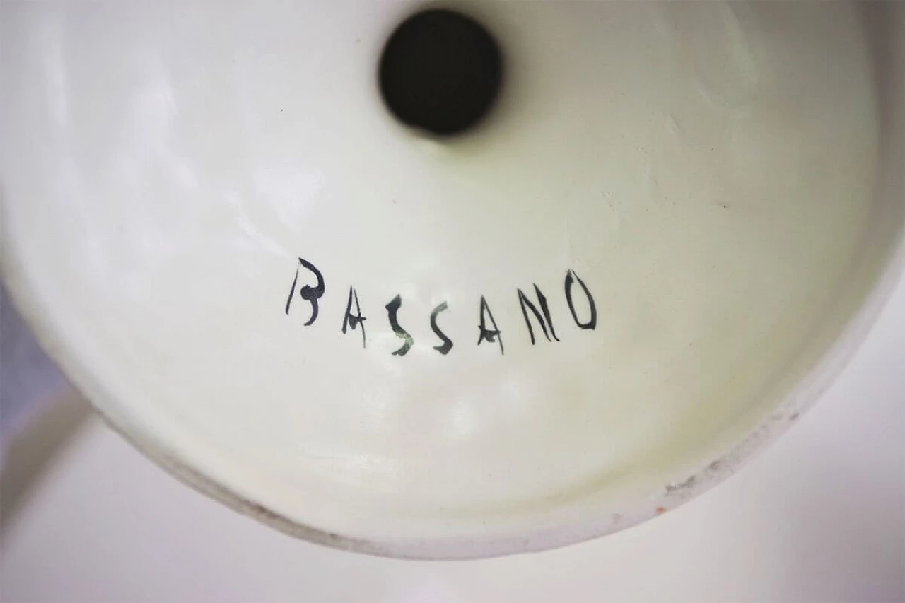 Coppia di ciotole centrotavola in ceramica di Bassano, anni '60 1377368