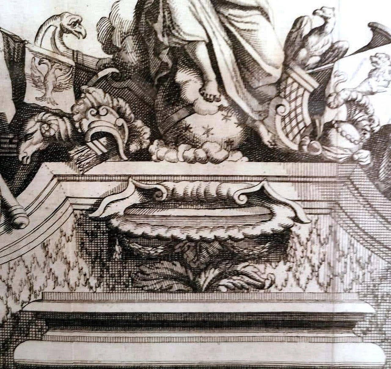 Simon Thomassin, La Gloire De La France, stampa francese, 1724 1377378