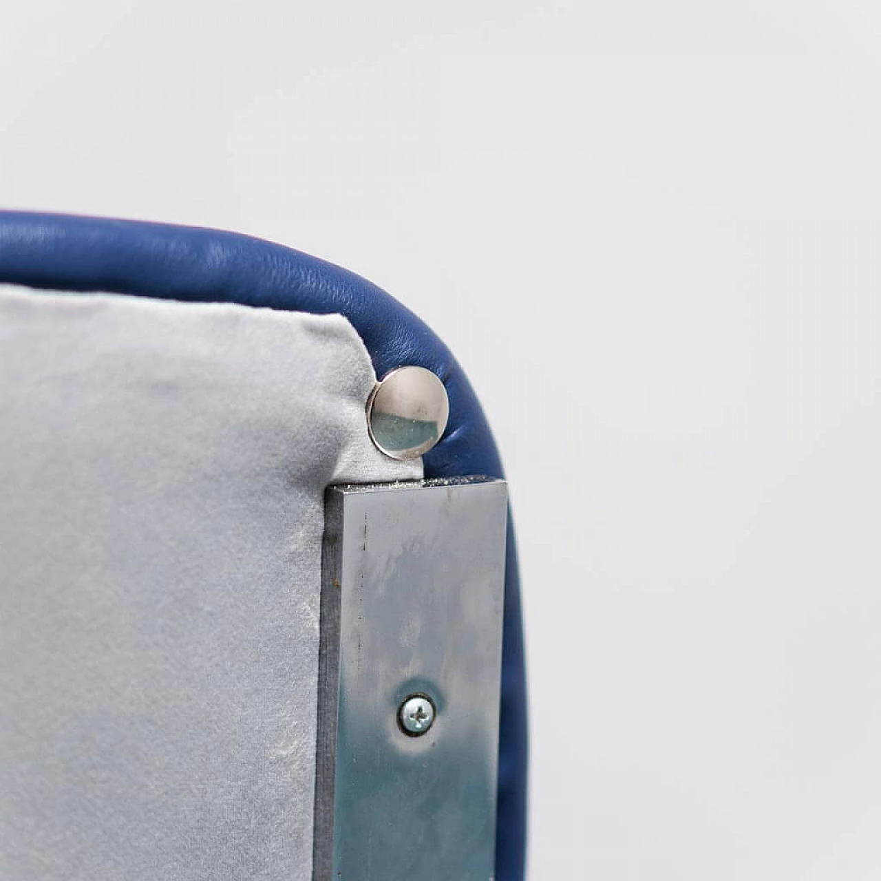 4 Sedie in ecopelle e velluto, anni '70 1377429