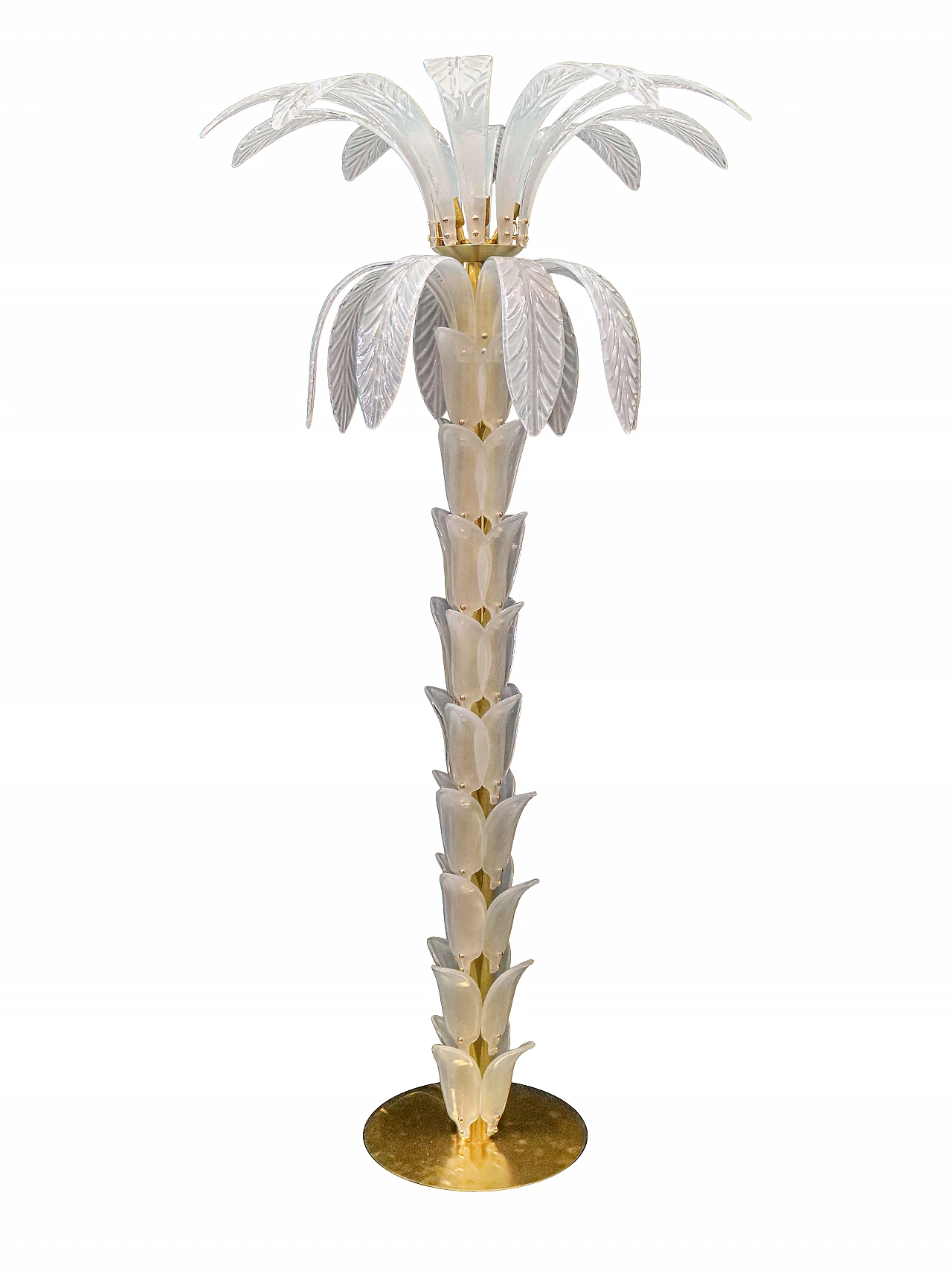 Palm-shaped floor lamp in Murano glass, 1970s 1377476