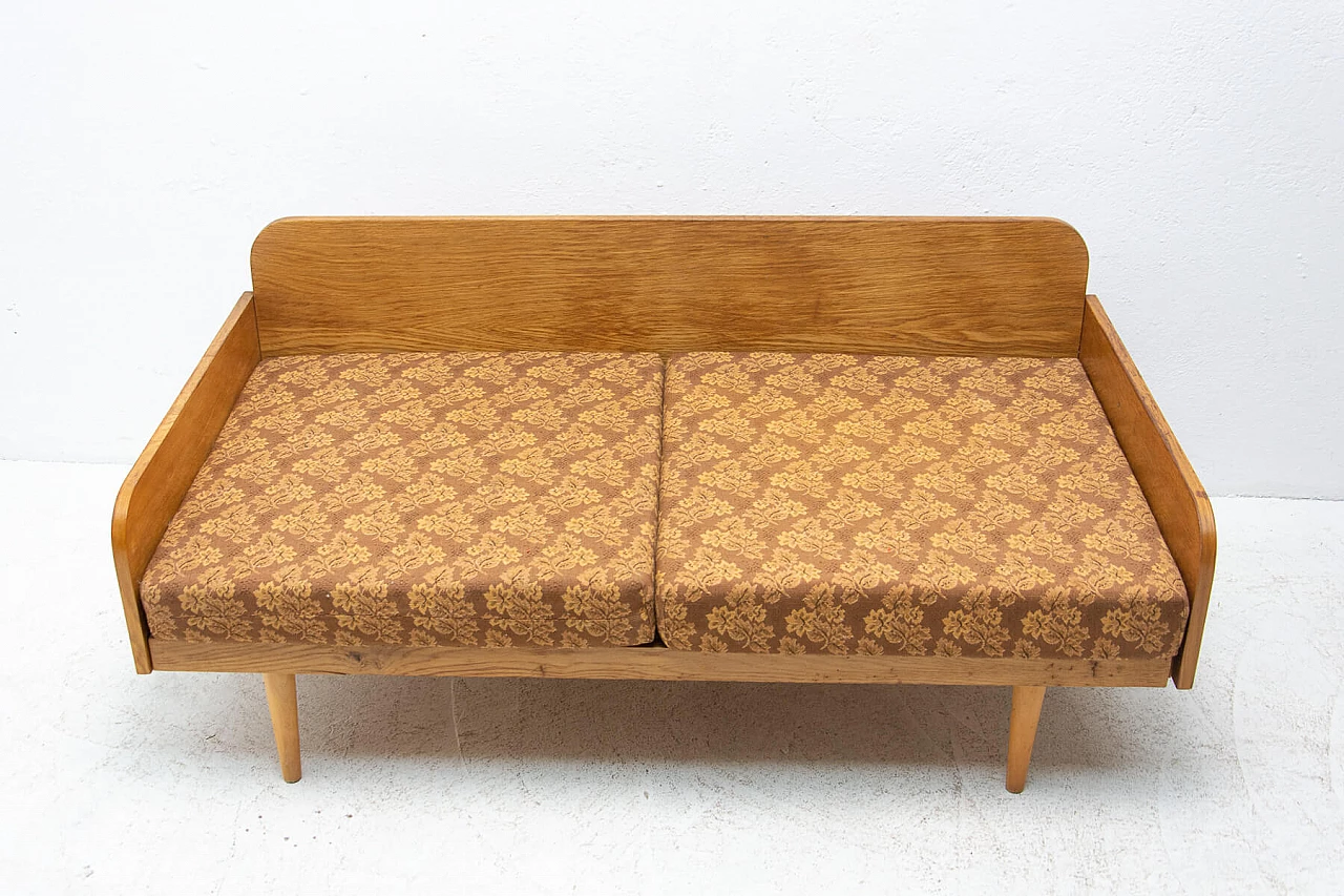 Folding sofa daybed by Interier Praha, 1960s 1377598