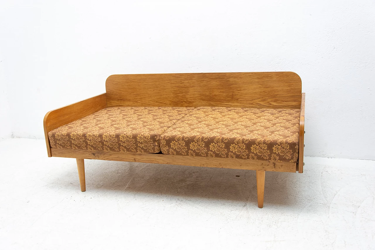 Folding sofa daybed by Interier Praha, 1960s 1377601