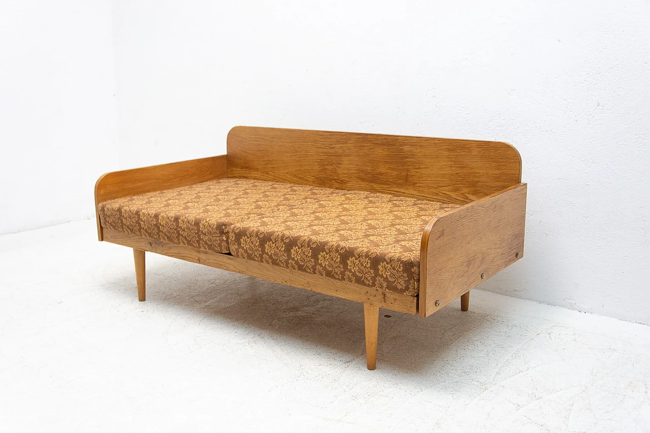 Folding sofa daybed by Interier Praha, 1960s 1377603