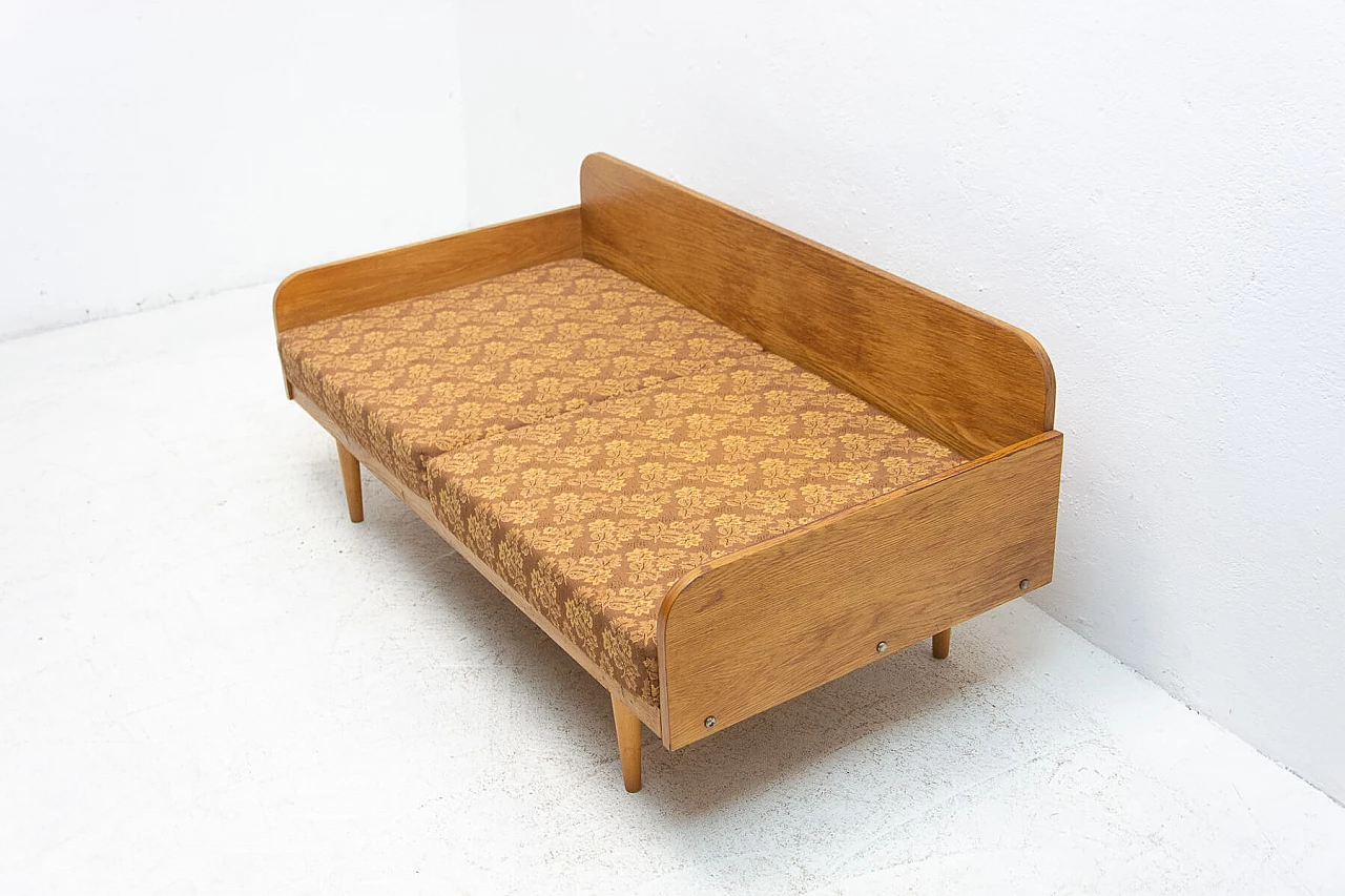Folding sofa daybed by Interier Praha, 1960s 1377604