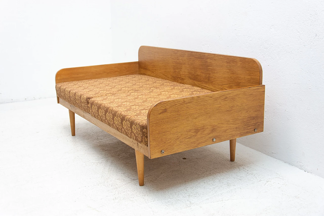 Folding sofa daybed by Interier Praha, 1960s 1377605