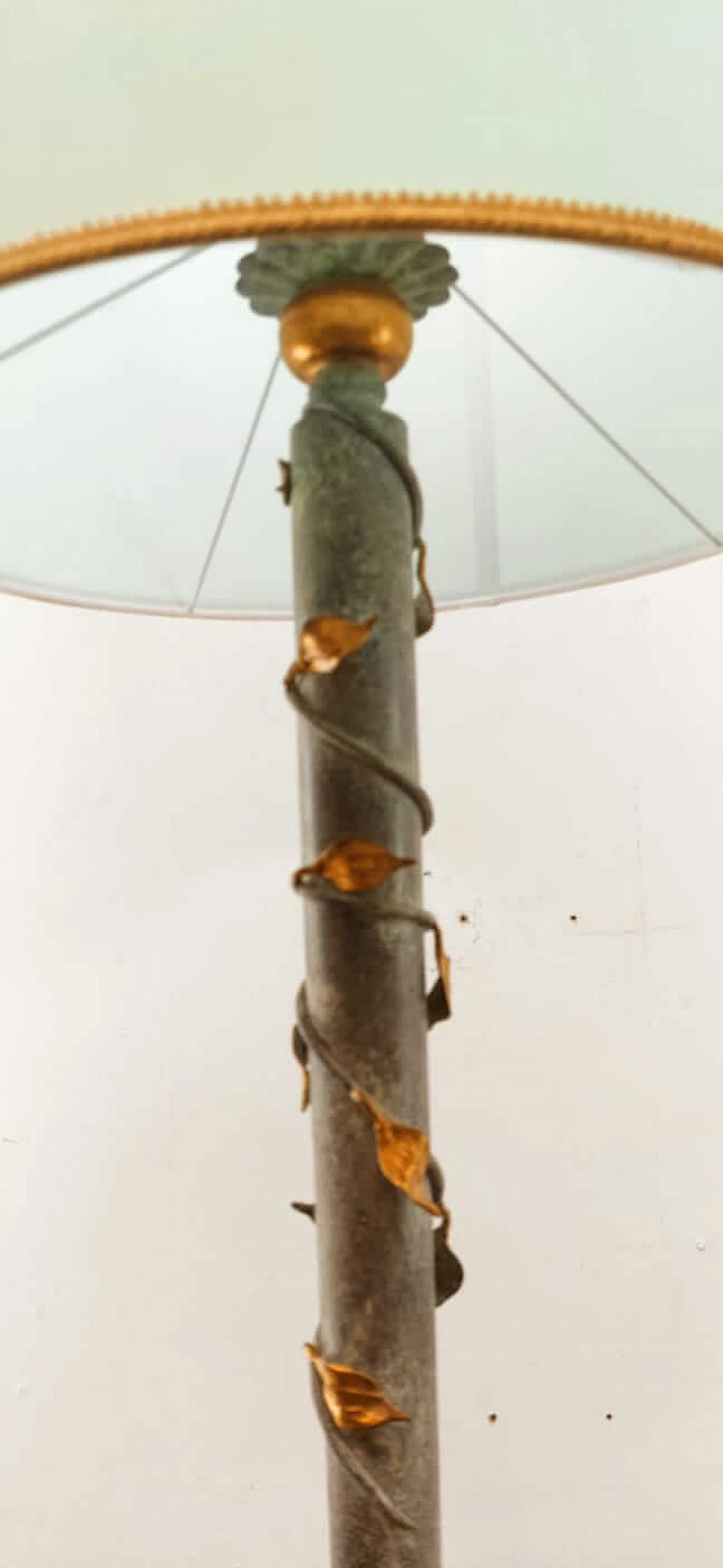 Floor lamp with decorative leaves, 1960s 1377774