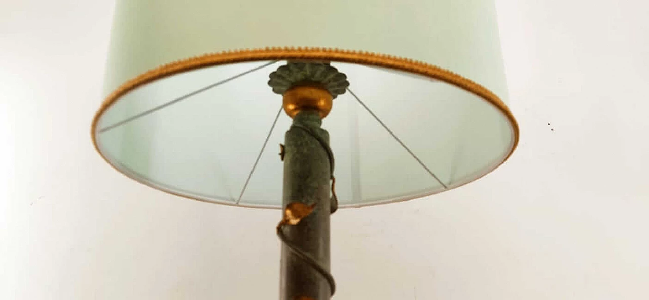 Floor lamp with decorative leaves, 1960s 1377775