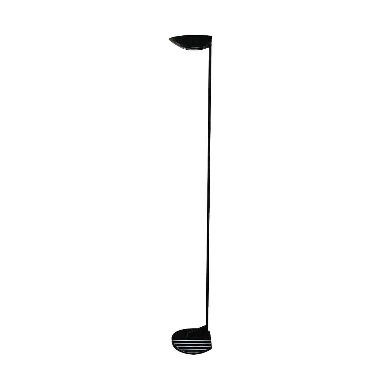 Halogen floor lamp with glass panel, 1980s 1377781