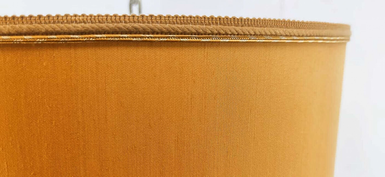 Lampada da terra in ottone con 4 luci, anni '50 1377873