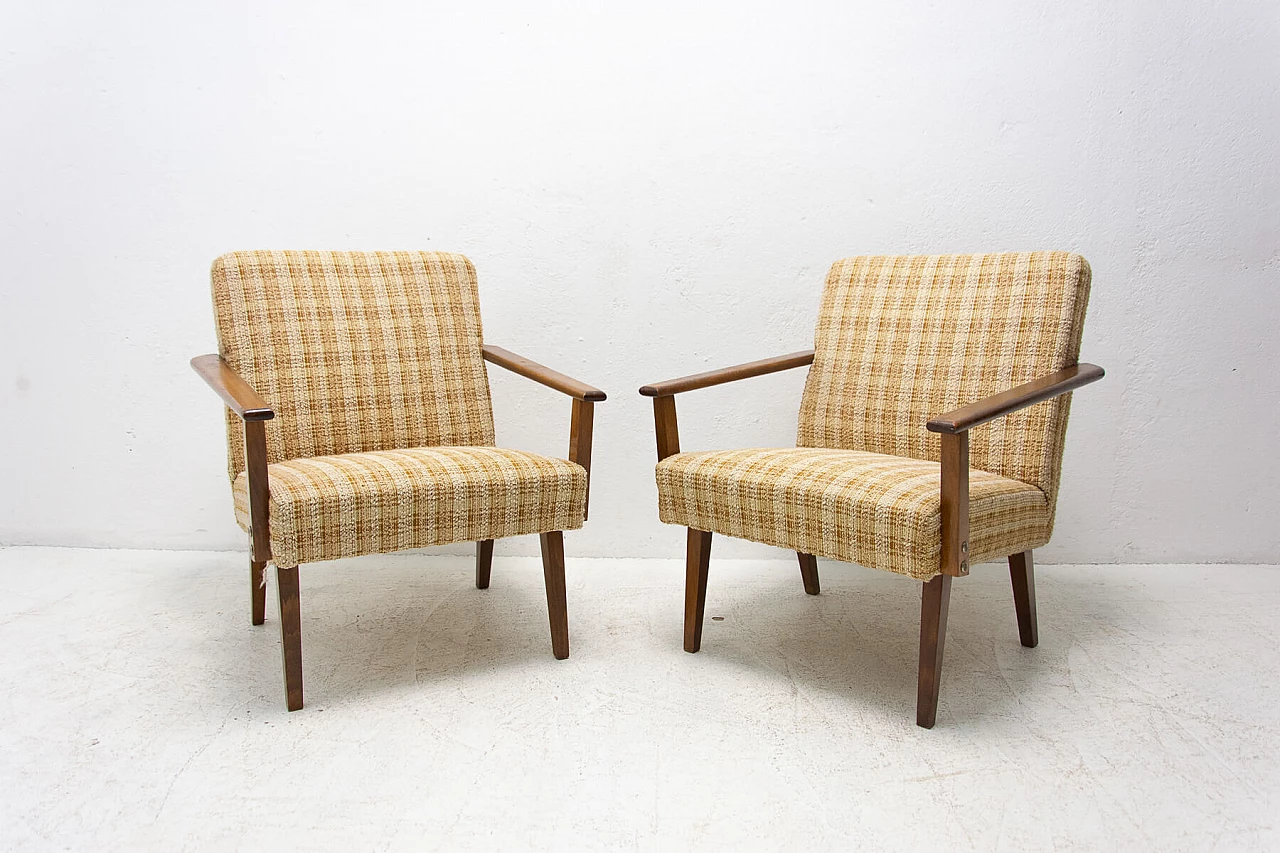 Czechoslovakian armchairs by Tatra Nábytok, 1960s 1378019
