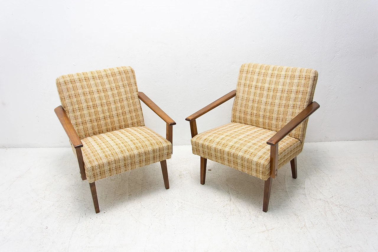 Czechoslovakian armchairs by Tatra Nábytok, 1960s 1378020