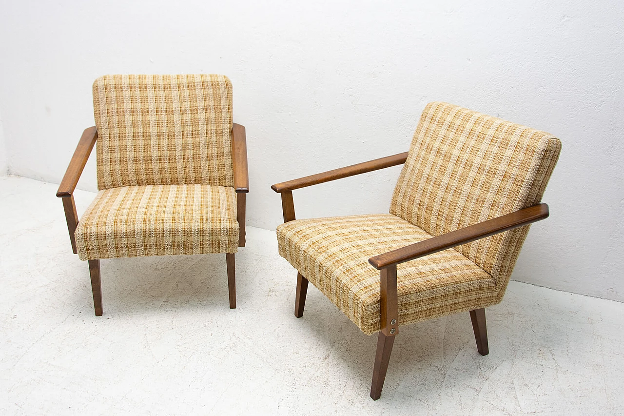 Czechoslovakian armchairs by Tatra Nábytok, 1960s 1378021