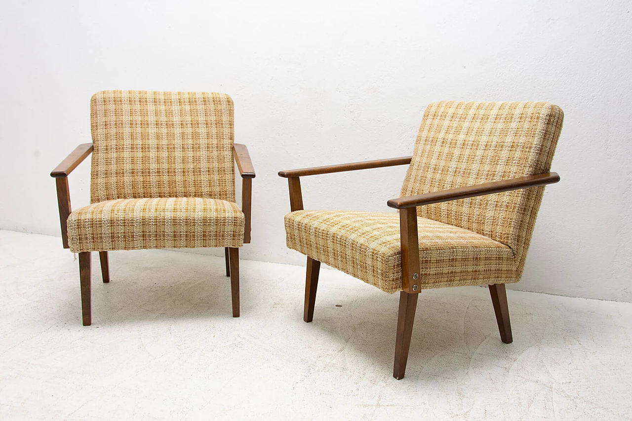 Czechoslovakian armchairs by Tatra Nábytok, 1960s 1378022
