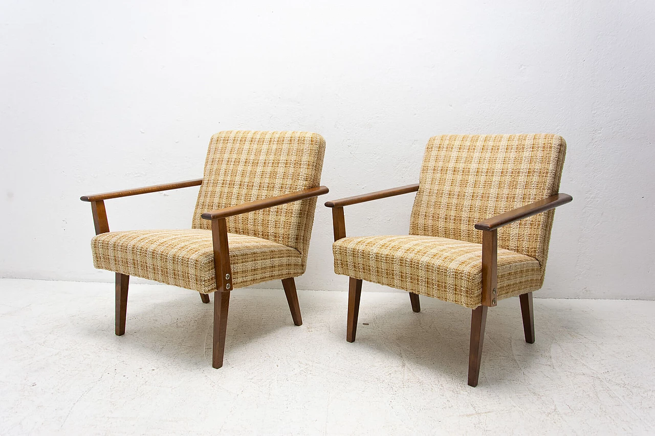 Czechoslovakian armchairs by Tatra Nábytok, 1960s 1378024