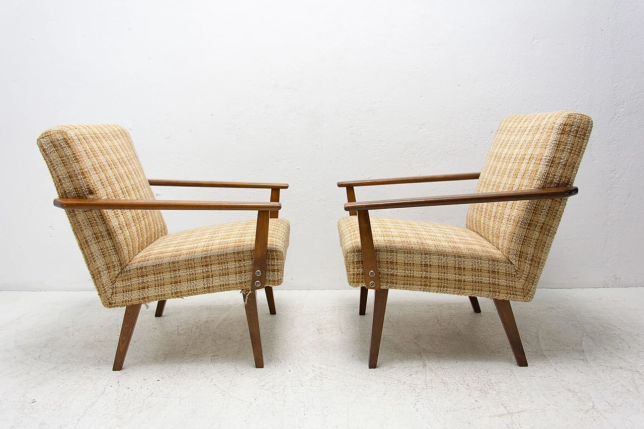 Czechoslovakian armchairs by Tatra Nábytok, 1960s 1378026
