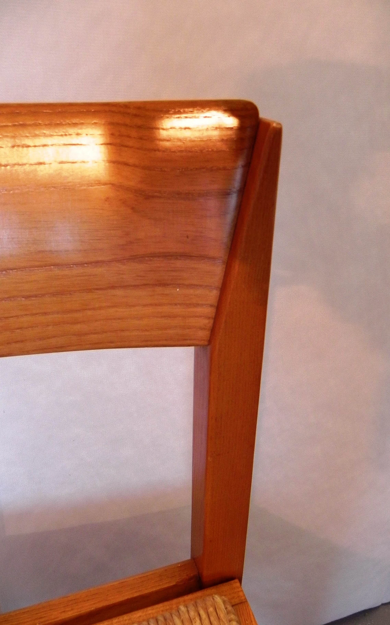 Pair of kitchen chairs in solid lime wood, 1980s 1378086