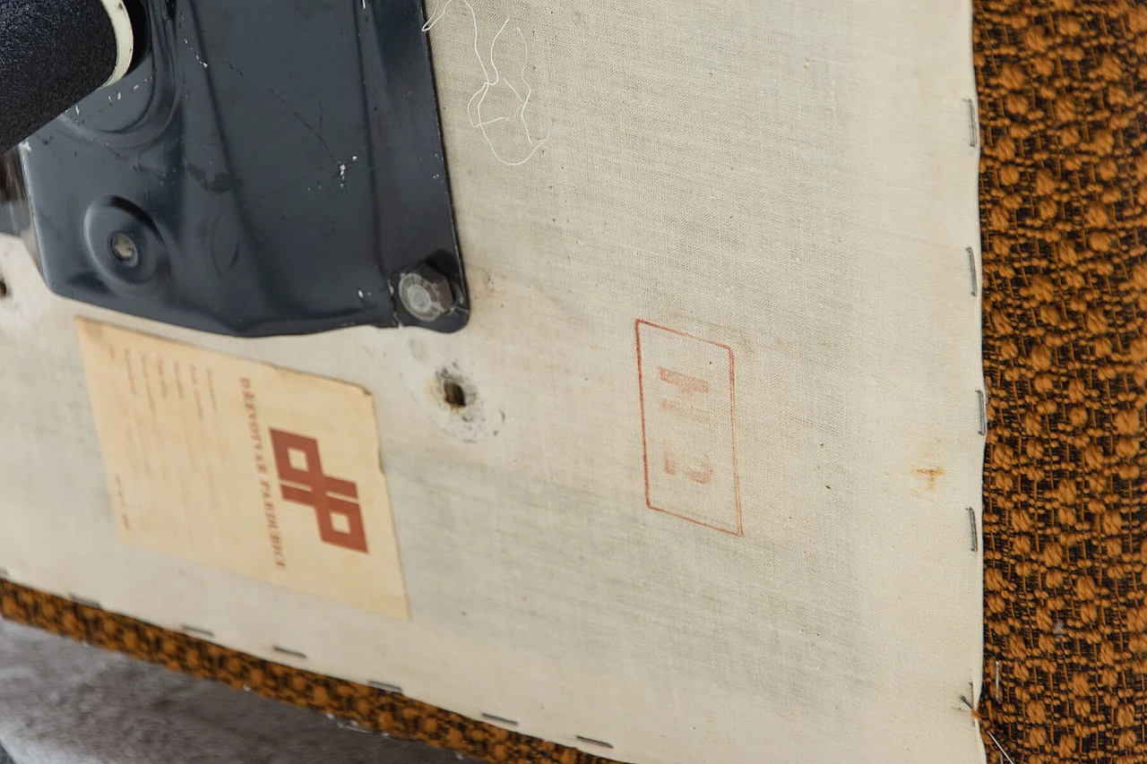 Czechoslovak swivel armchair with iron base, 1970s 1378175