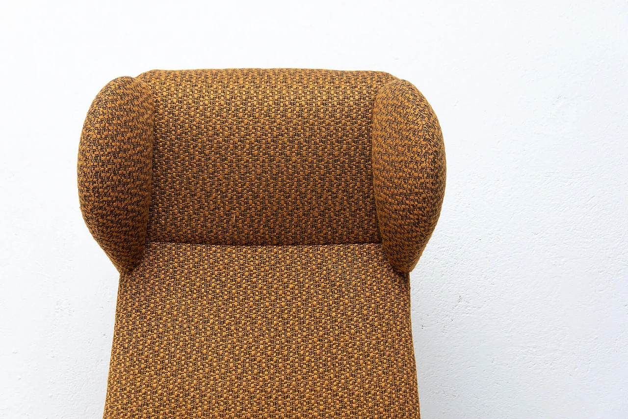 Czechoslovak swivel armchair with iron base, 1970s 1378178