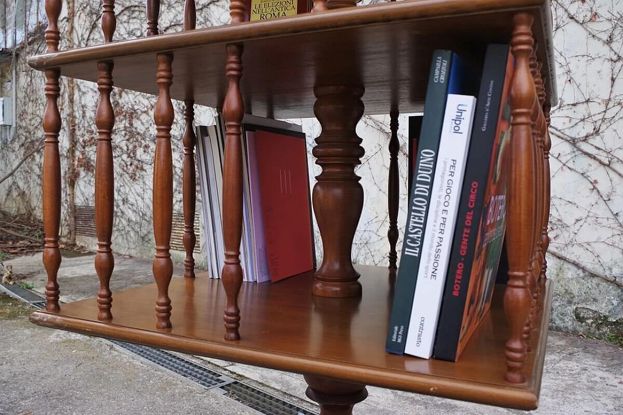 Swivel beech bookcase, 1950s 1378276