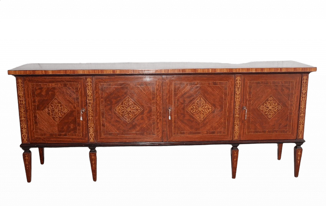 Credenza in stile Luigi XVI con 4 ante 1378350