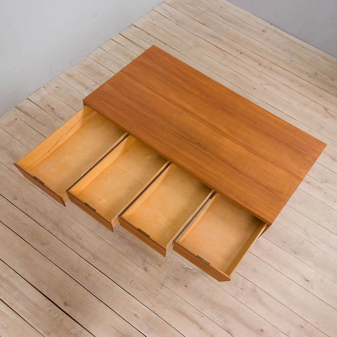 Danish desk with 4 drawers by Severin Hansen for Haslev, 1960s 1378742