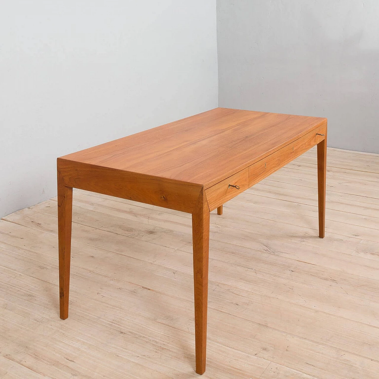 Danish desk with 4 drawers by Severin Hansen for Haslev, 1960s 1378745