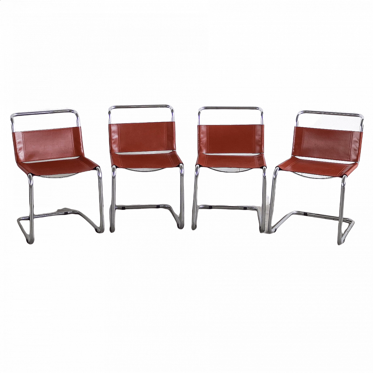 4 Cantilever Chairs by Stam & Breuer, 80s 1379262