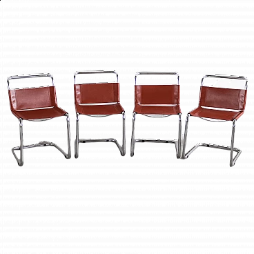 4 Cantilever Chairs by Stam & Breuer, 80s
