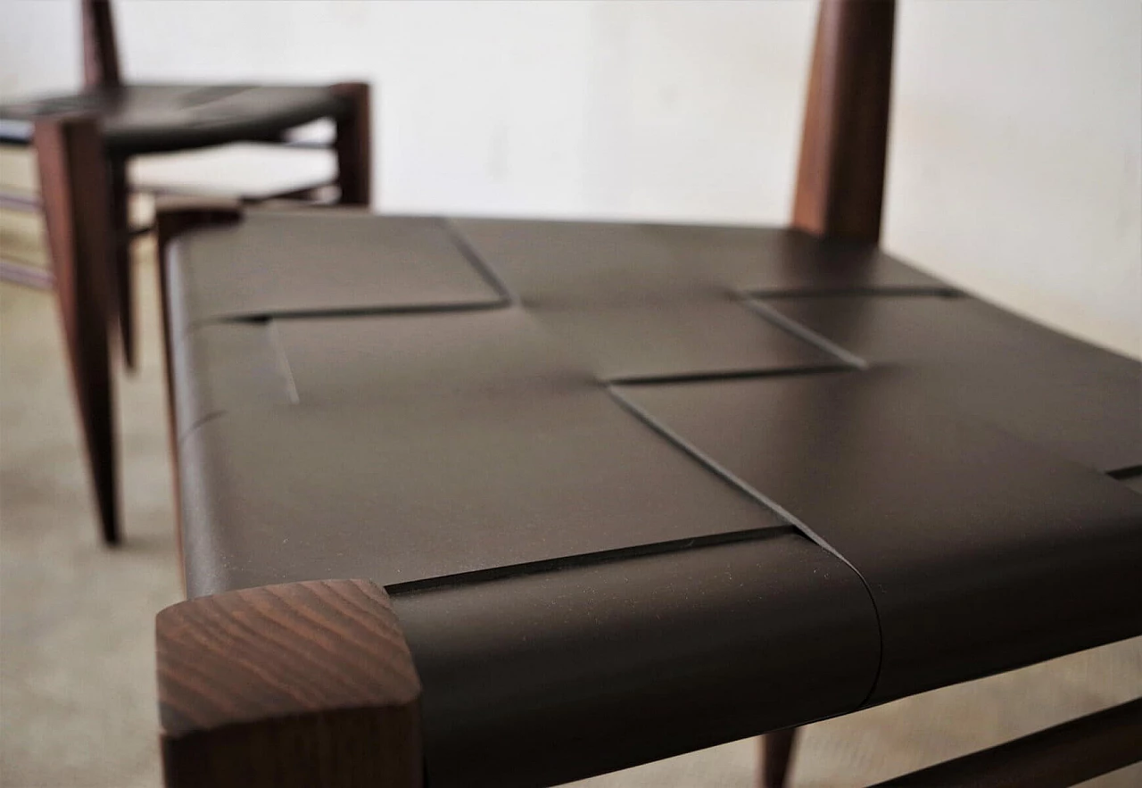 Coppia di sedie da pranzo di Billiani in frassino, anni 2000 1379284