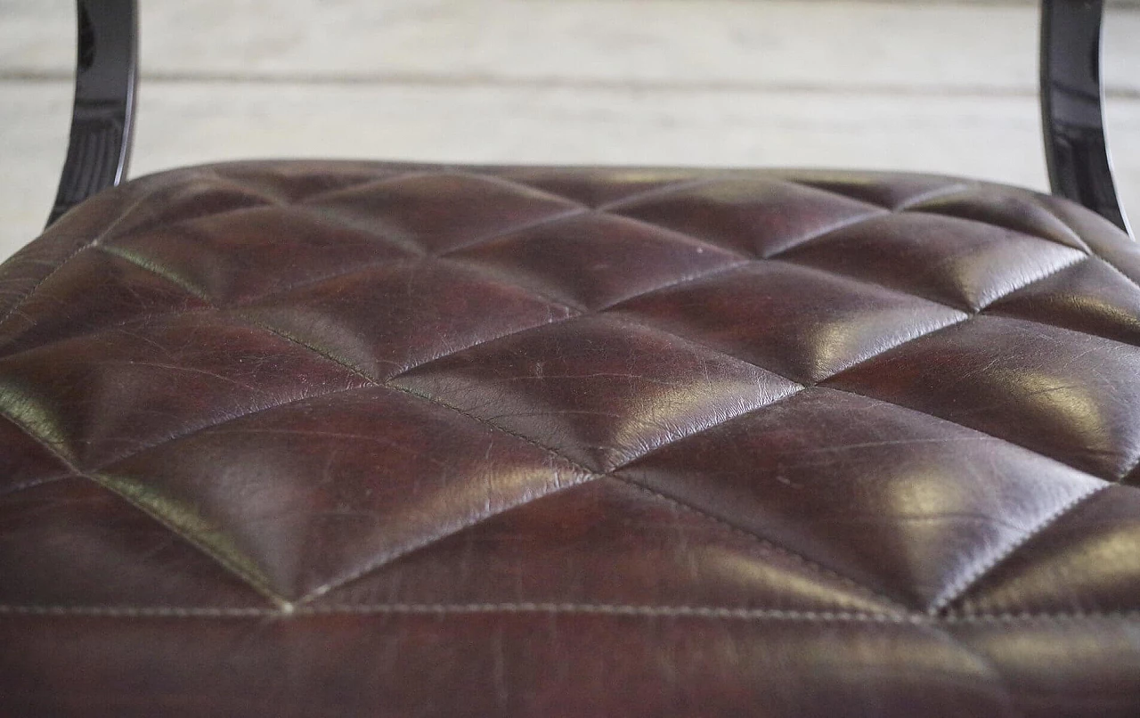 Rocking chair with lacquered iron structure, 1950s 1379428