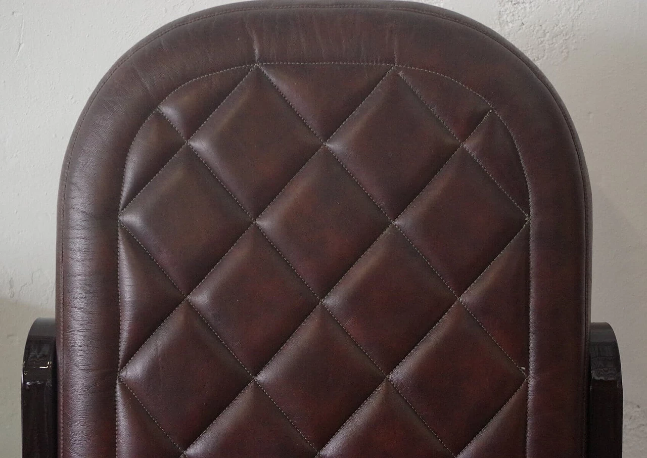 Rocking chair with lacquered iron structure, 1950s 1379430