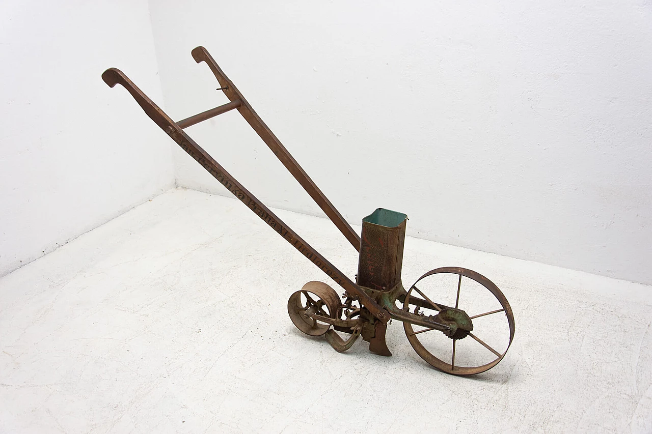 Austrian single-row manual seed drill, early 1900s 1379513