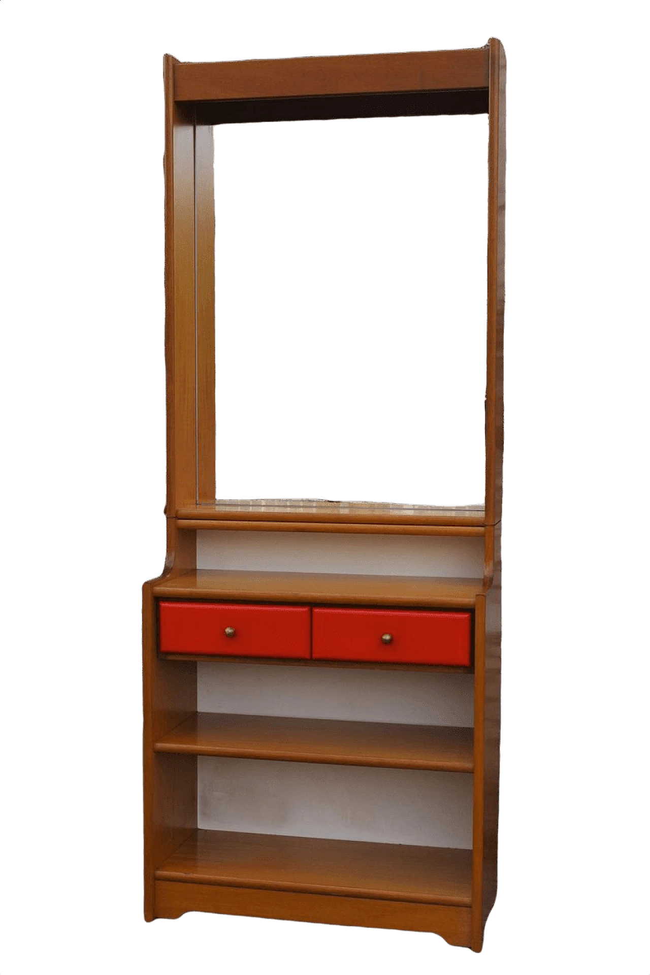 Beech wood entrance cabinet with mirror, 1970s 1379770