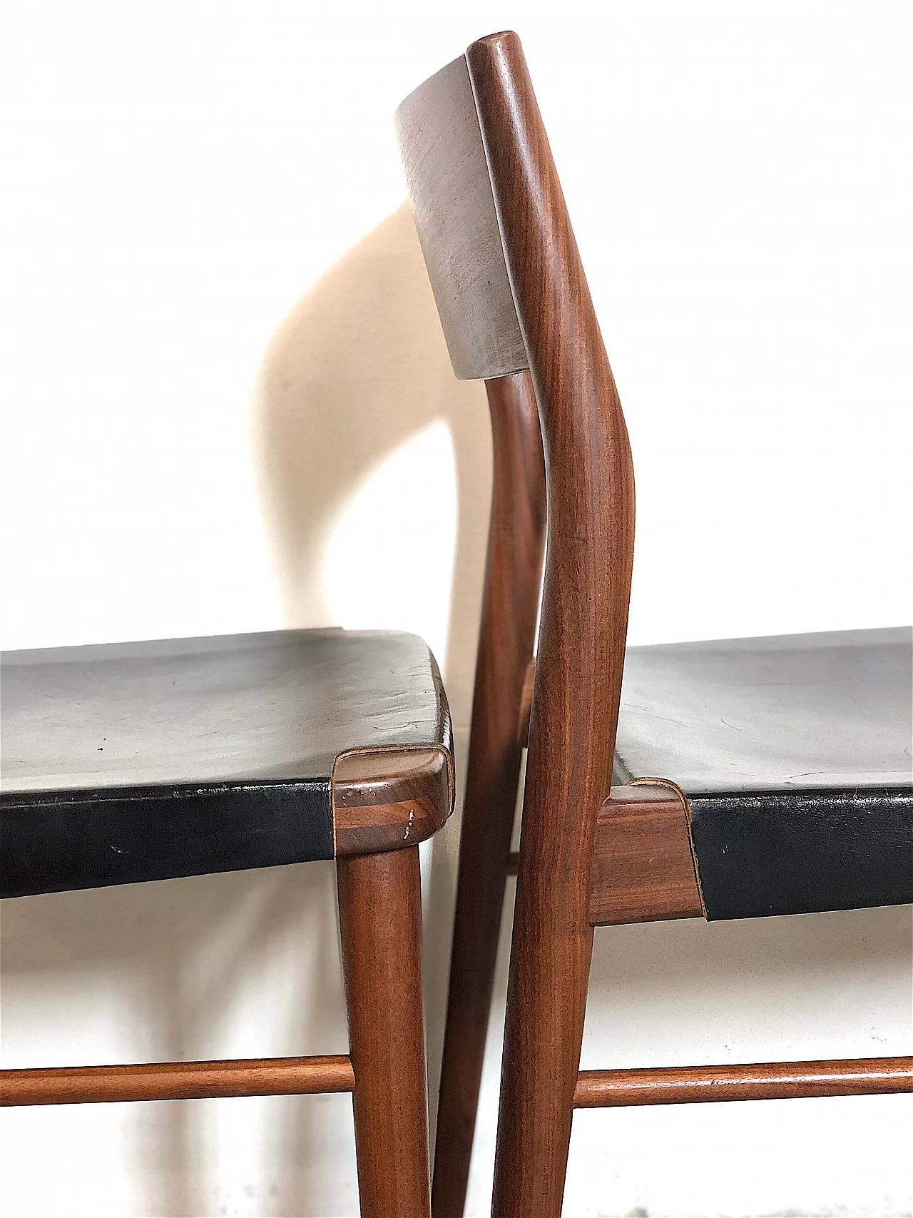 4 Danish teak chairs, 60s 1379785