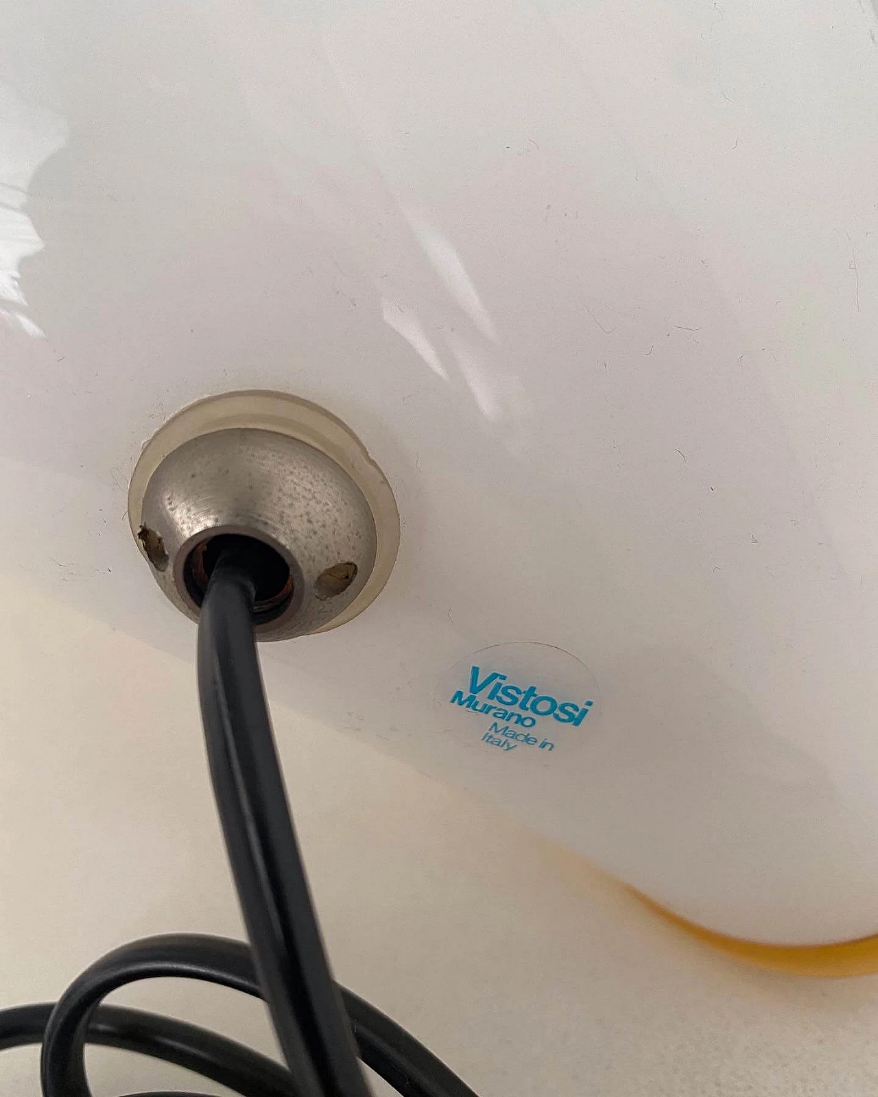 Orsea glass table lamp by Vistosi, 70s 1379813