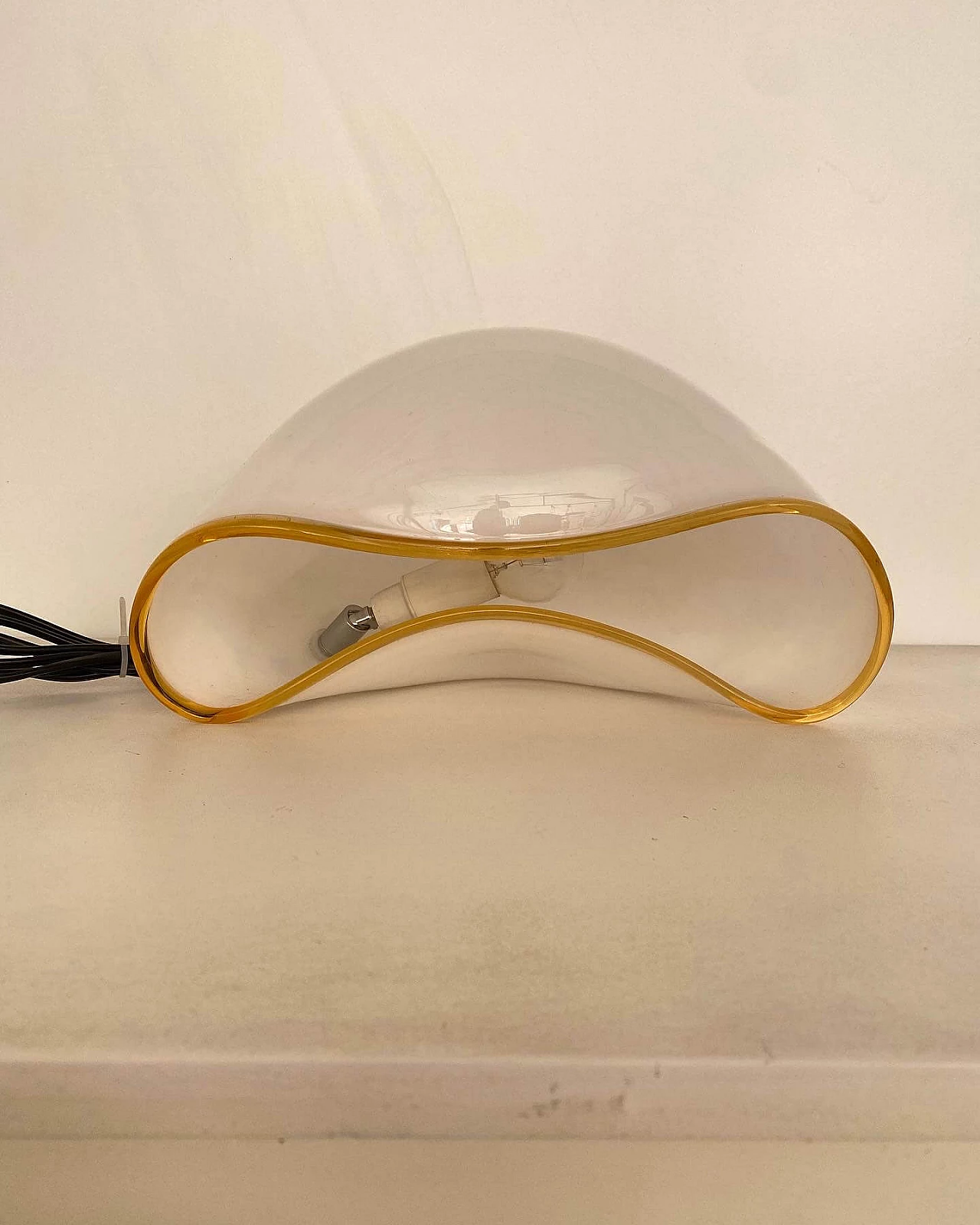 Orsea glass table lamp by Vistosi, 70s 1379817