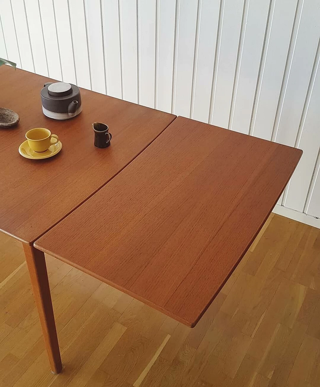Danish teak extensible table, 60s 1379914