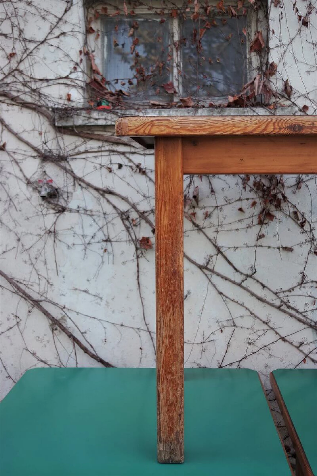 3 wooden card tables with green laminate top, 1950s 1380120