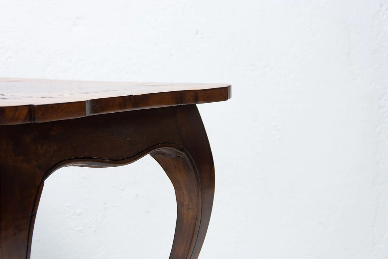 Tavolino intarsiato neobarocco Austriaco, fine '800 1380126