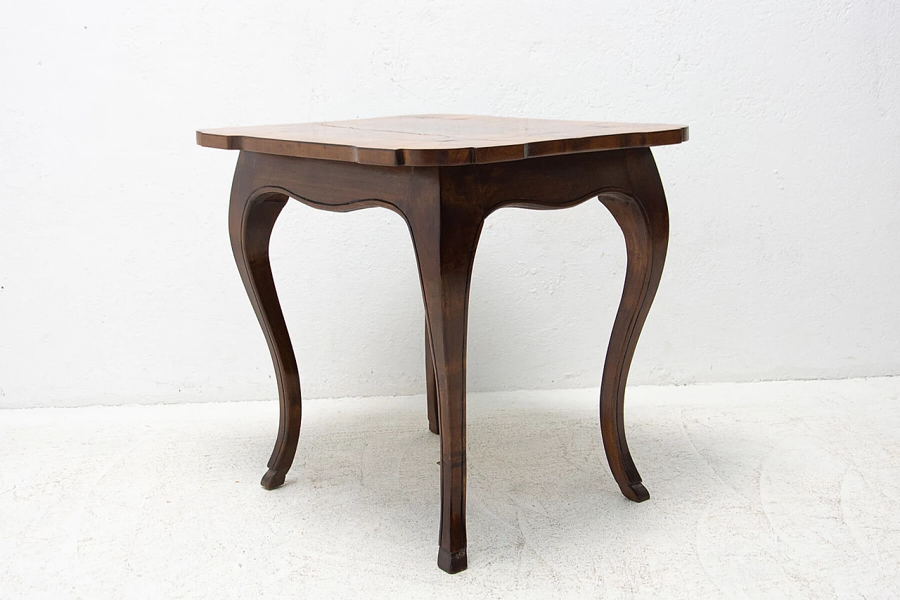 Tavolino intarsiato neobarocco Austriaco, fine '800 1380137