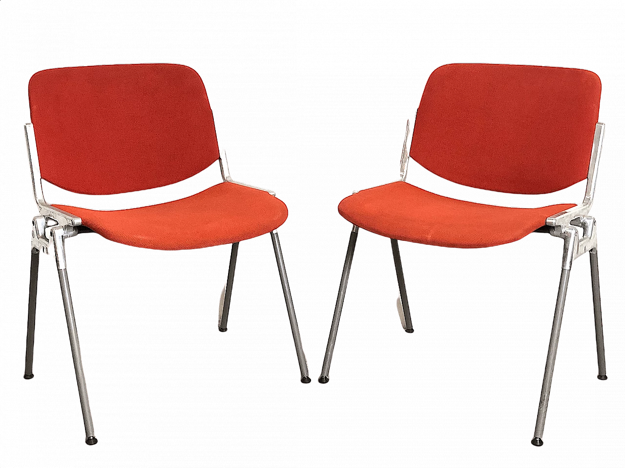 Pair of chairs DSC 106 by Giancarlo Piretti for Anonima Castelli, 1960s 1380140