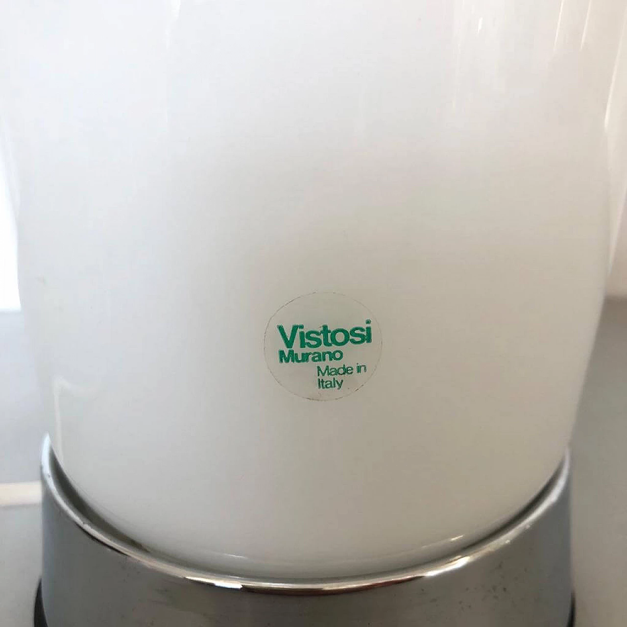 Lampada da tavolo in vetro Comare di Vistosi, anni '60 1380190